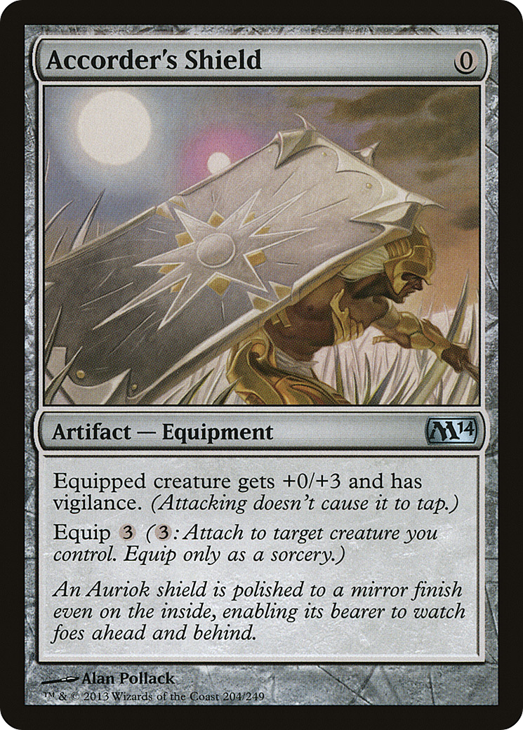 Magic 2014 - (M14-204) - Accorder's Shield Foil
