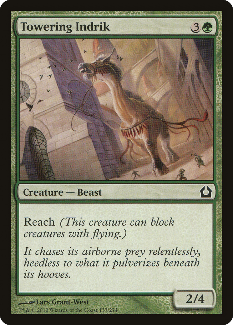 Return to Ravnica - (RTR-137) - Towering Indrik Foil