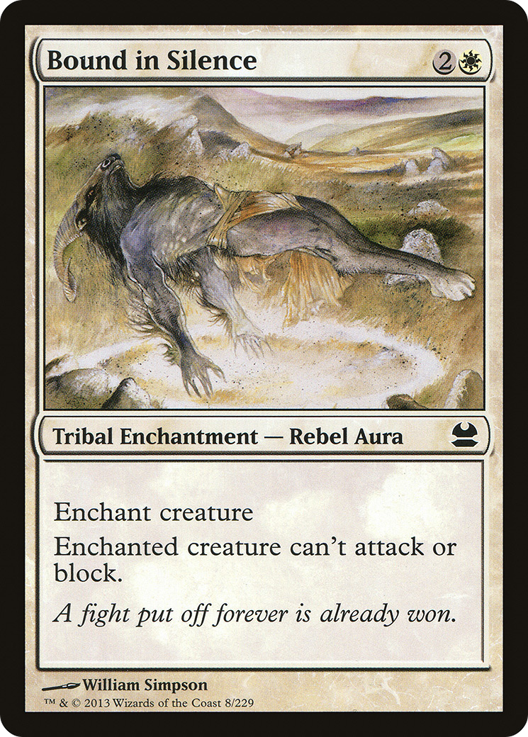 Modern Masters - (MMA-008) - Bound in Silence Foil