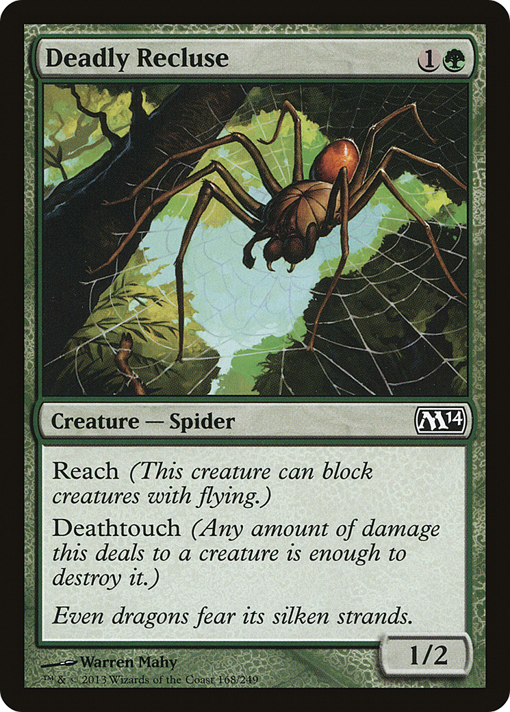 Magic 2014 - (M14-168) - Deadly Recluse Foil