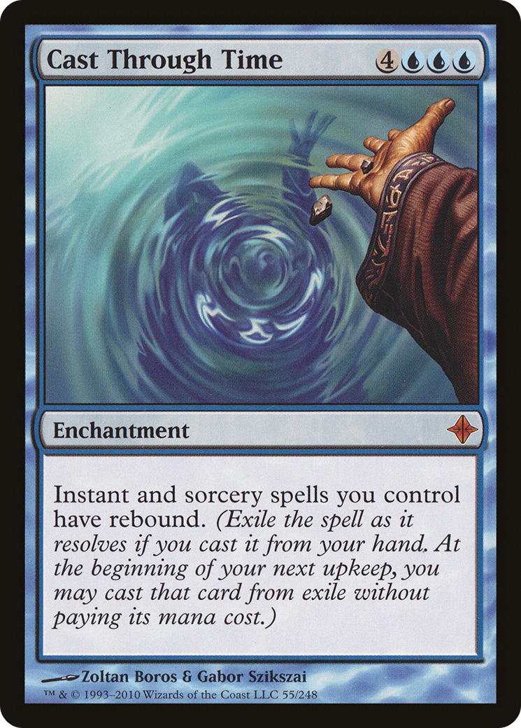 Rise of the Eldrazi - (ROE-055) - Cast Through Time Foil