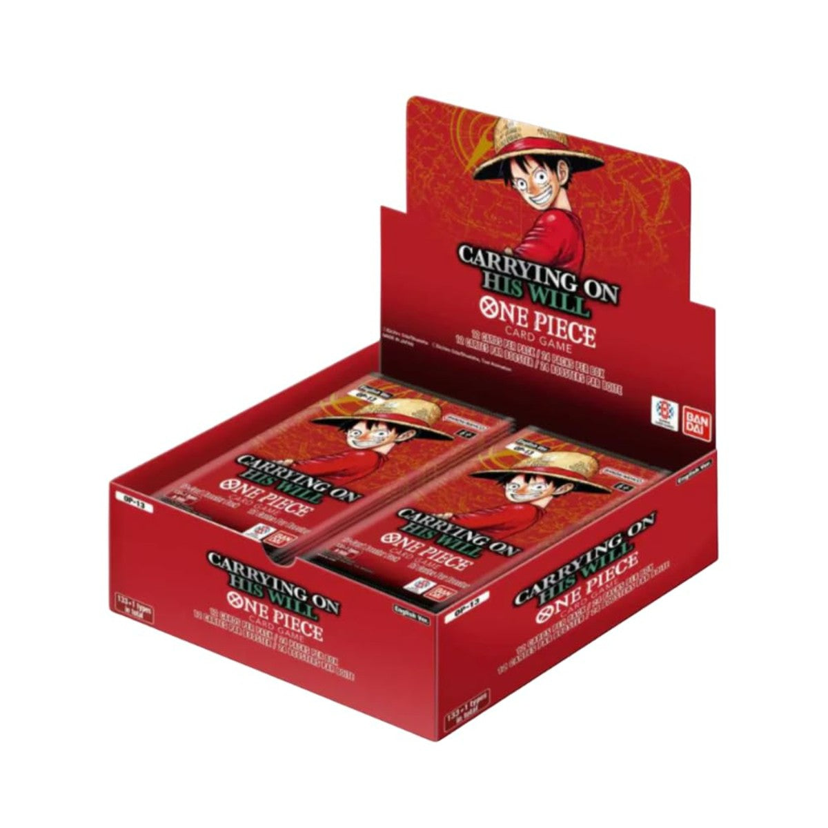 One Piece TCG - OP13 - Carrying on His Will - Booster Box - English (24 Packs)
