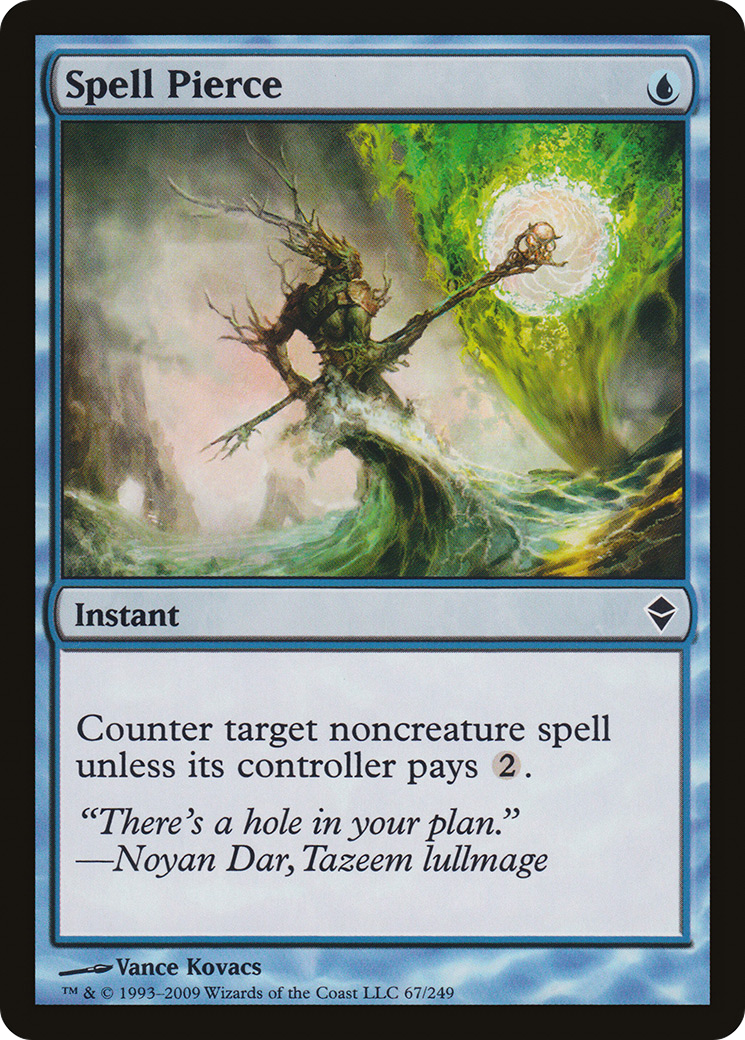 Zendikar - (ZEN-067) - Spell Pierce Foil