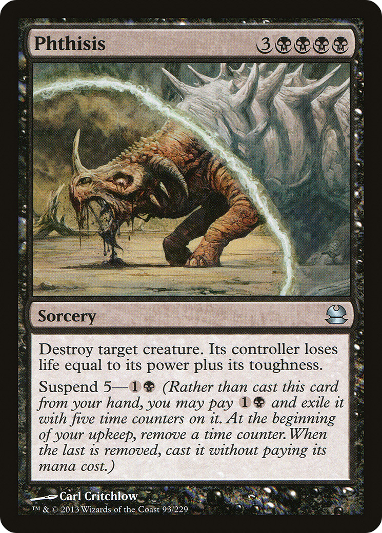 Modern Masters - (MMA-093) - Phthisis Foil