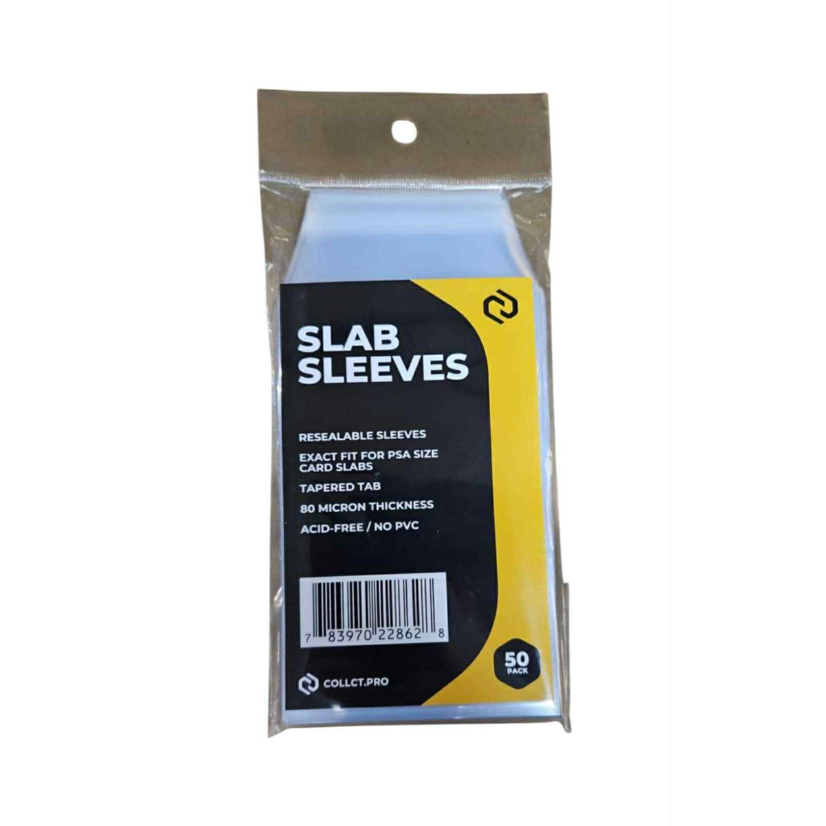 Collect Pro Resealable PSA Graded Slab Sleeves - Pack of 50