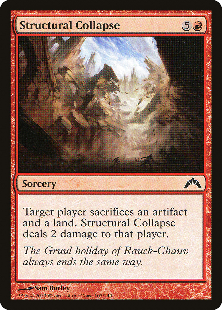 Gatecrash - (GTC-107) - Structural Collapse Foil
