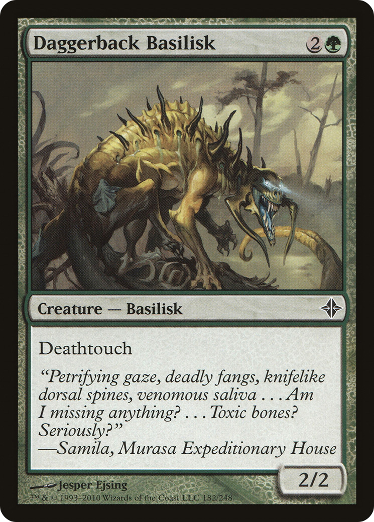 Rise of the Eldrazi - (ROE-182) - Daggerback Basilisk