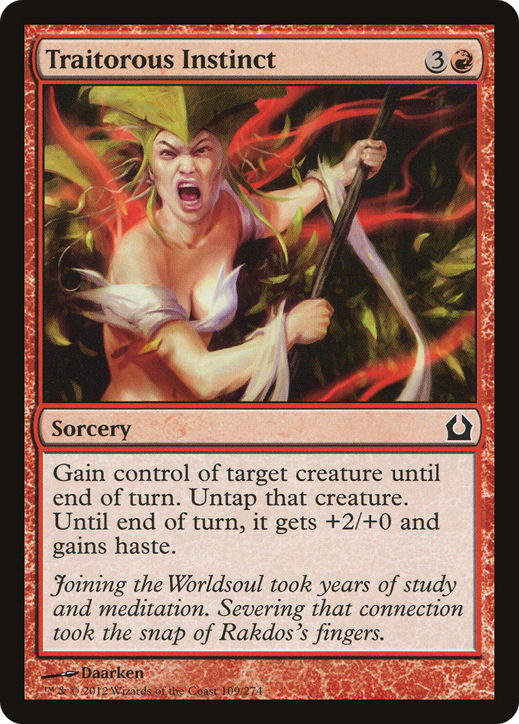Return to Ravnica - (RTR-109) - Traitorous Instinct Foil