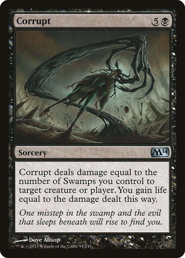 Magic 2014 - (M14-091) - Corrupt Foil