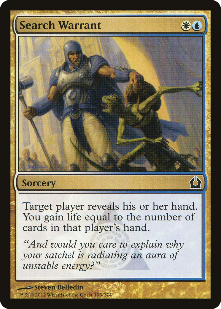 Return to Ravnica - (RTR-193) - Search Warrant Foil