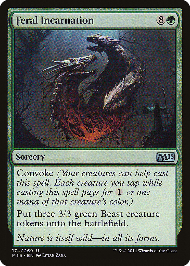 Magic 2015 - (M15-174) - Feral Incarnation