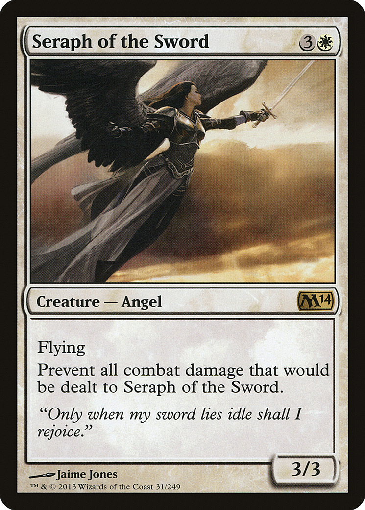 Magic 2014 - (M14-031) - Seraph of the Sword Foil