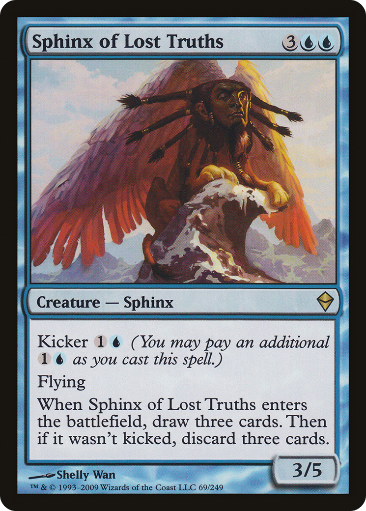Zendikar - (ZEN-069) - Sphinx of Lost Truths Foil