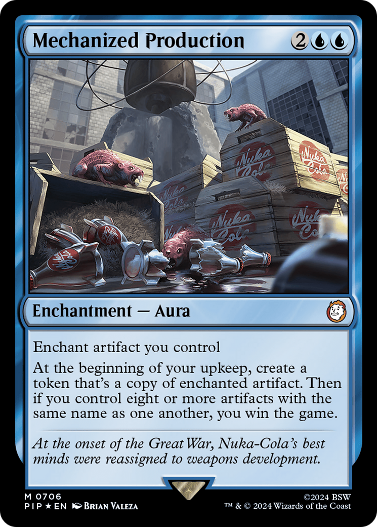Fallout - (PIP-706) - Mechanized Production (Surge Foil) Foil