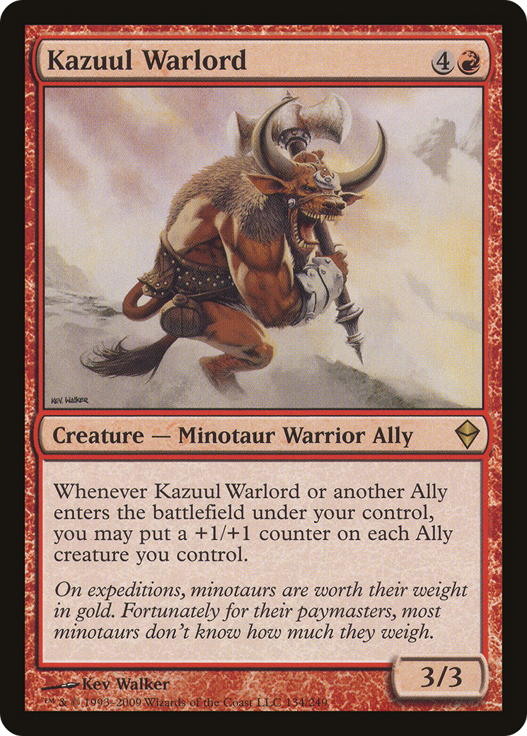 Zendikar - (ZEN-134) - Kazuul Warlord