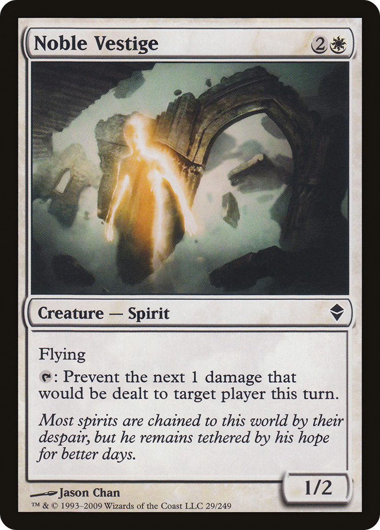 Zendikar - (ZEN-029) - Noble Vestige Foil