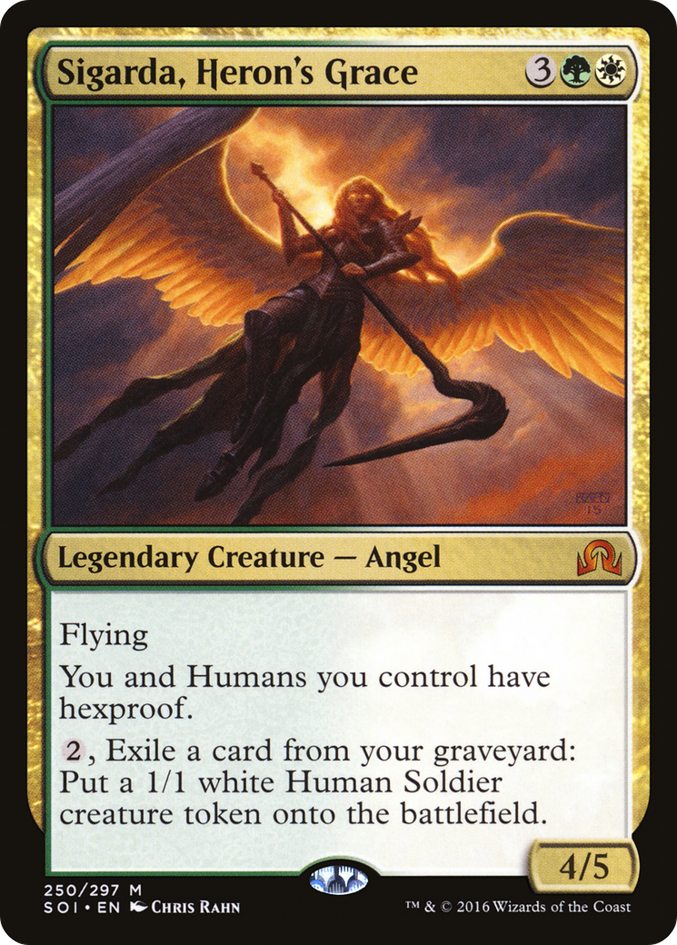 Shadows over Innistrad - (SOI-250) - Sigarda, Heron's Grace