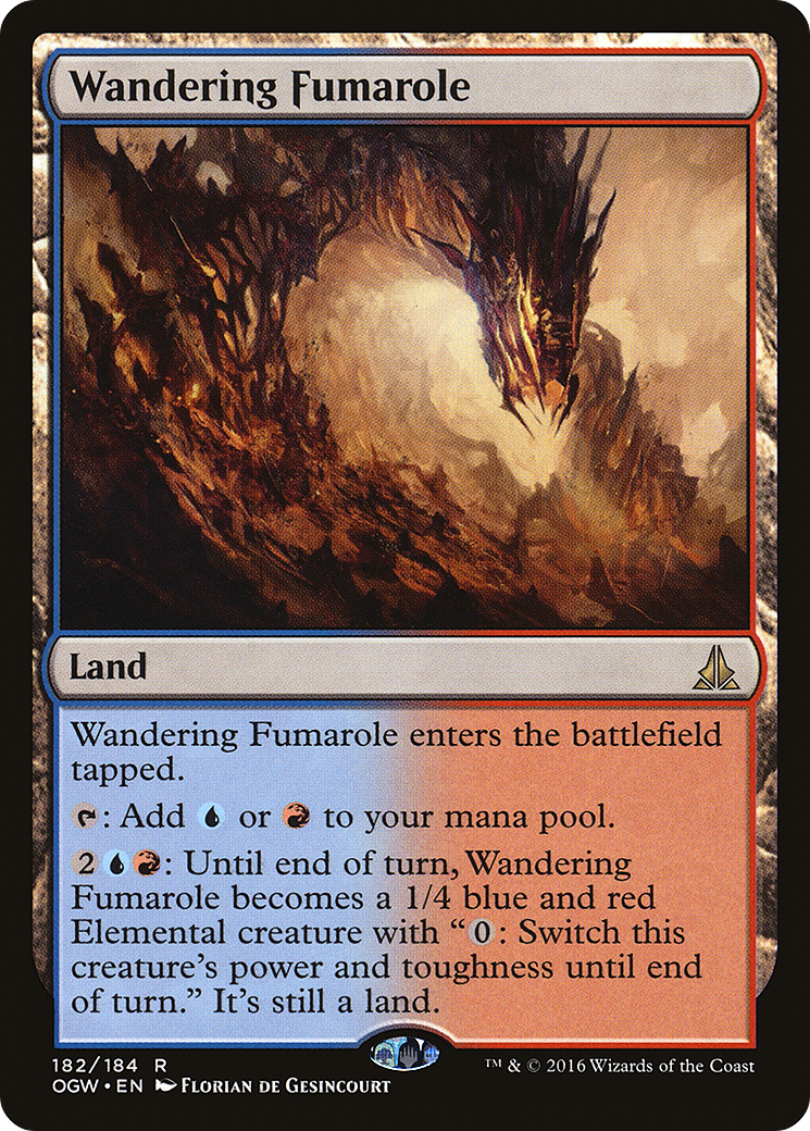 Oath of the Gatewatch - (OGW-182) - Wandering Fumarole