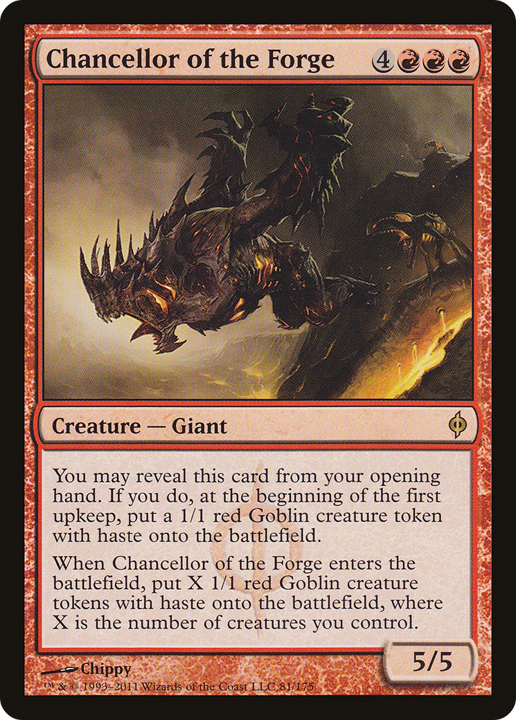 New Phyrexia - (NPH-081) - Chancellor of the Forge