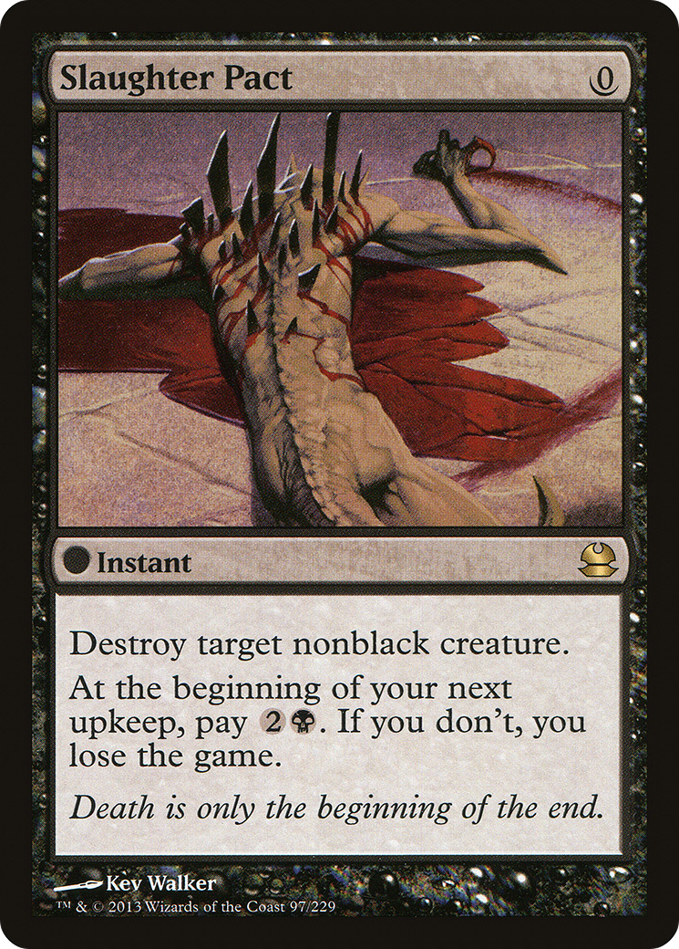 Modern Masters - (MMA-097) - Slaughter Pact Foil