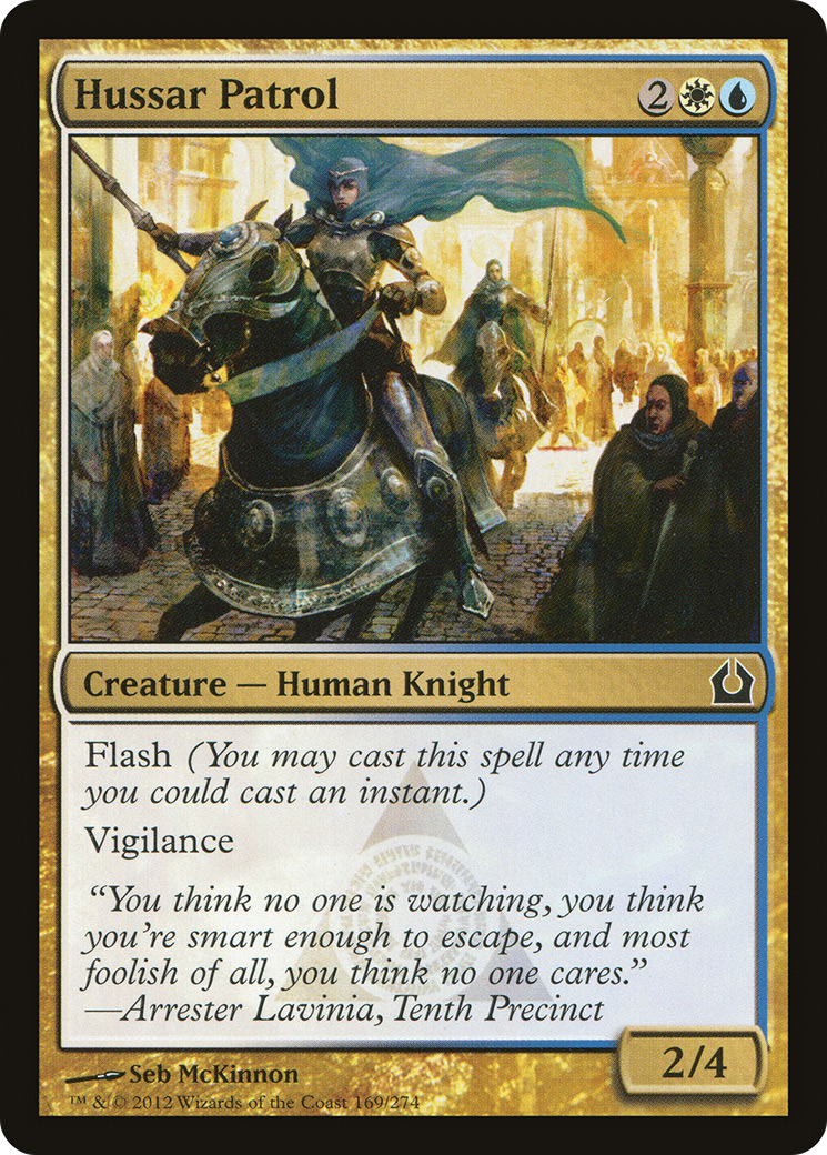 Return to Ravnica - (RTR-169) - Hussar Patrol Foil