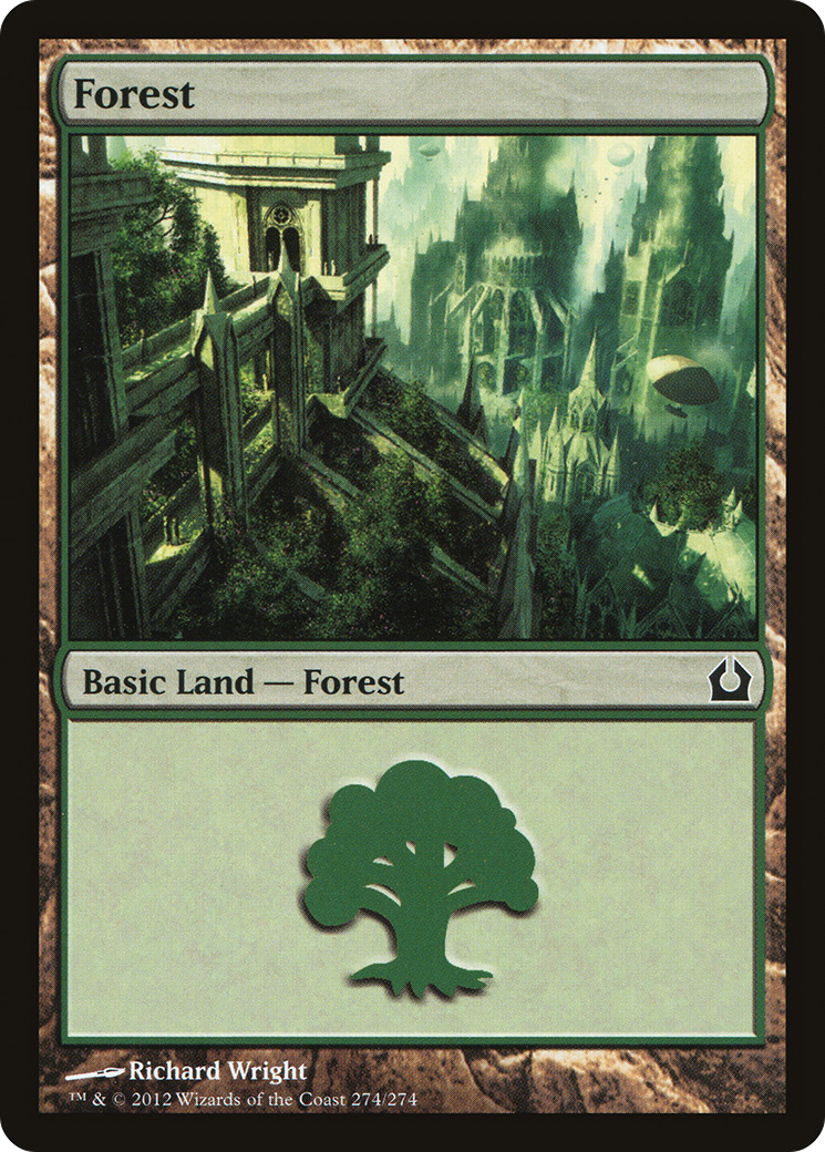 Return to Ravnica - (RTR-274) - Forest (274) Foil