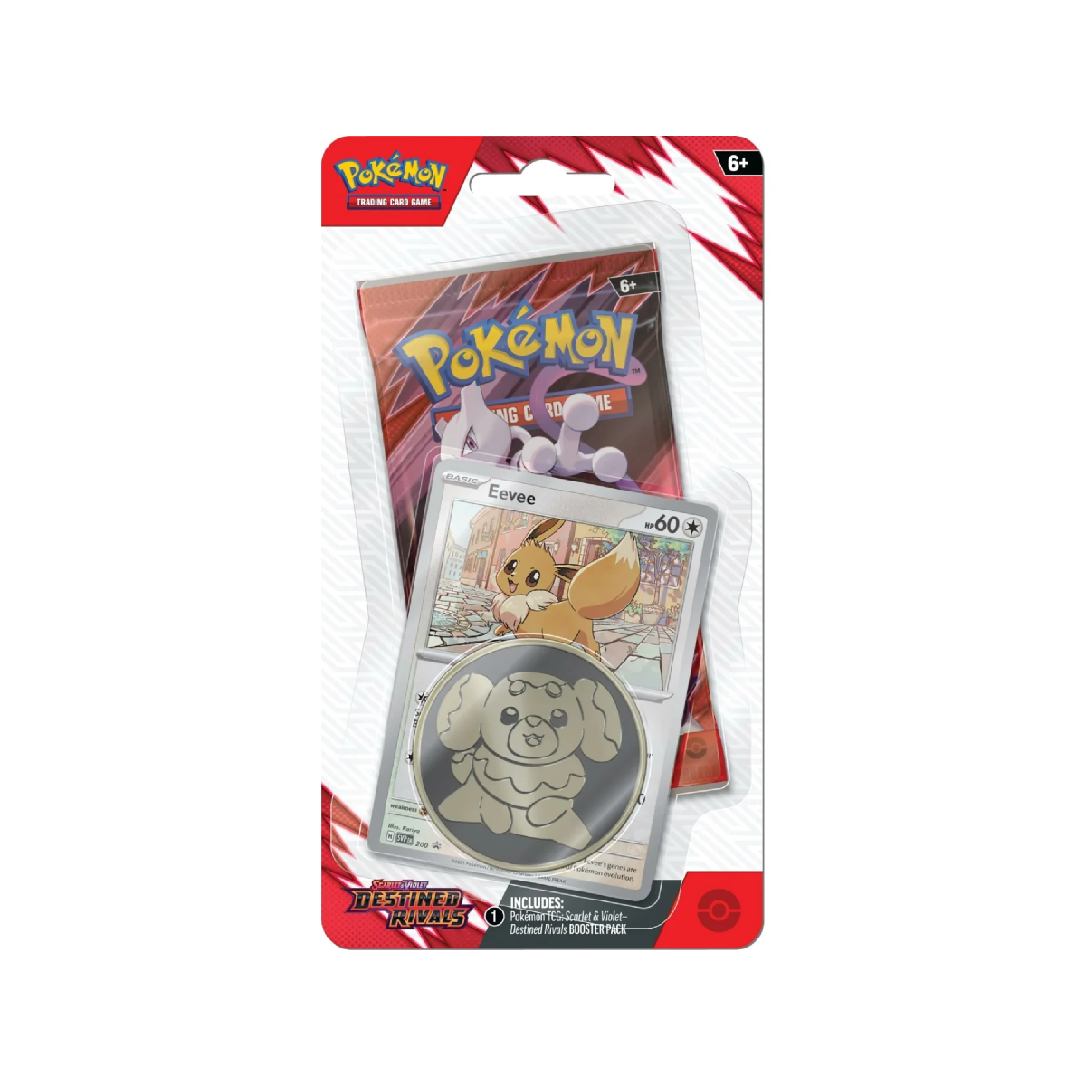 Pokemon Scarlet & Violet - SV10 - Destined Rivals Checklane Blister - Eevee