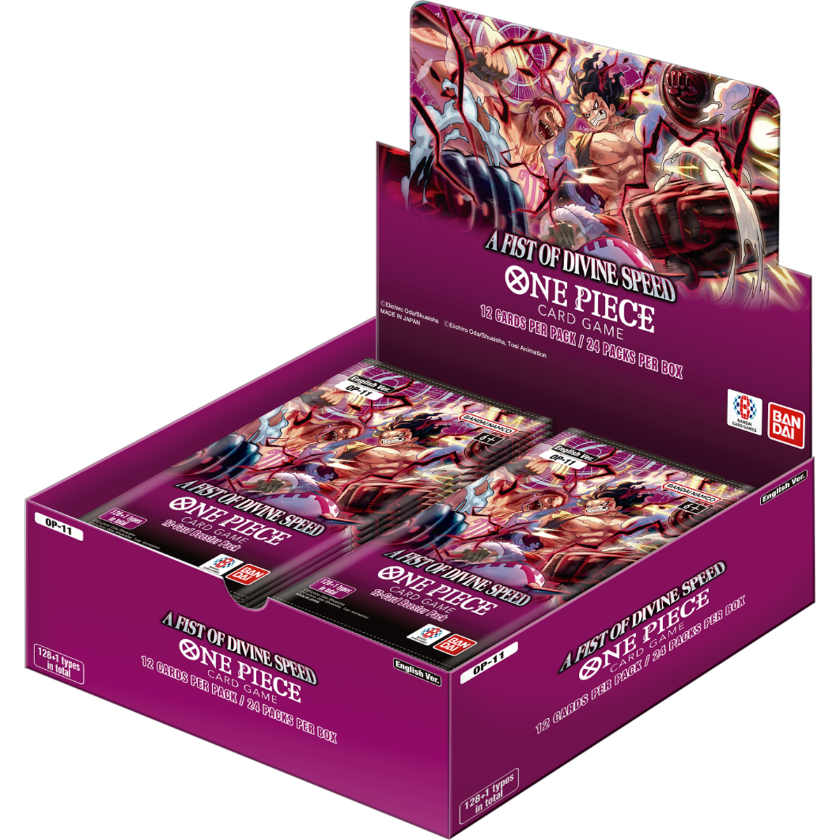 One Piece TCG - OP11 - A Fist of Divine Speed Booster Box (24 packs)