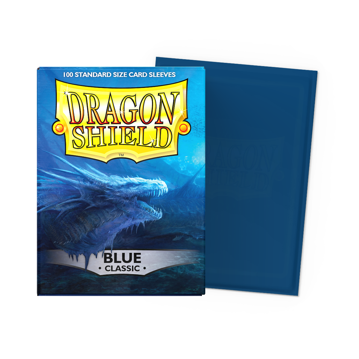 Dragon Shield Classic Blue Standard Size Deck Sleeves - 100ct