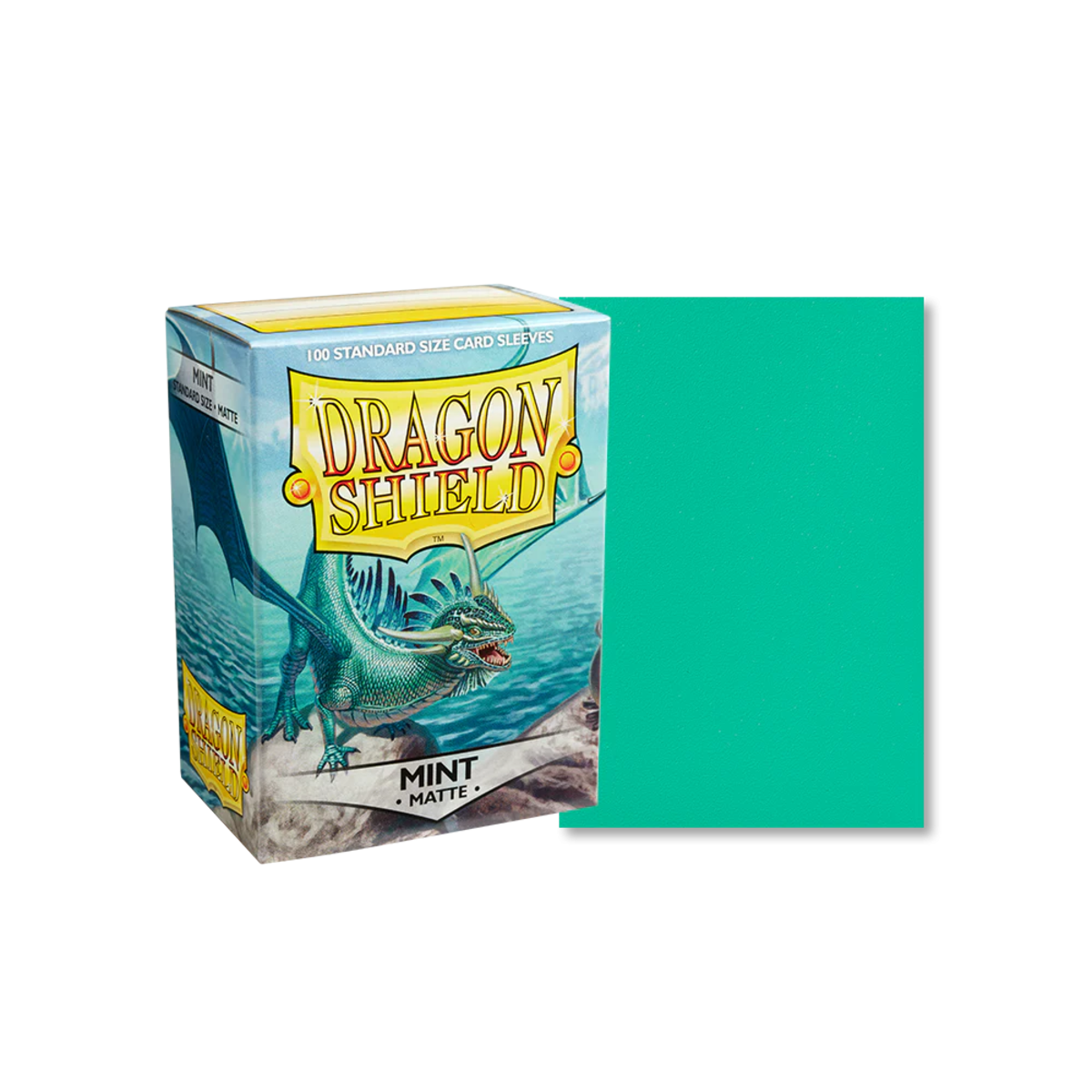 Dragon Shield Matte Mint Standard Size Deck Sleeves - 100ct