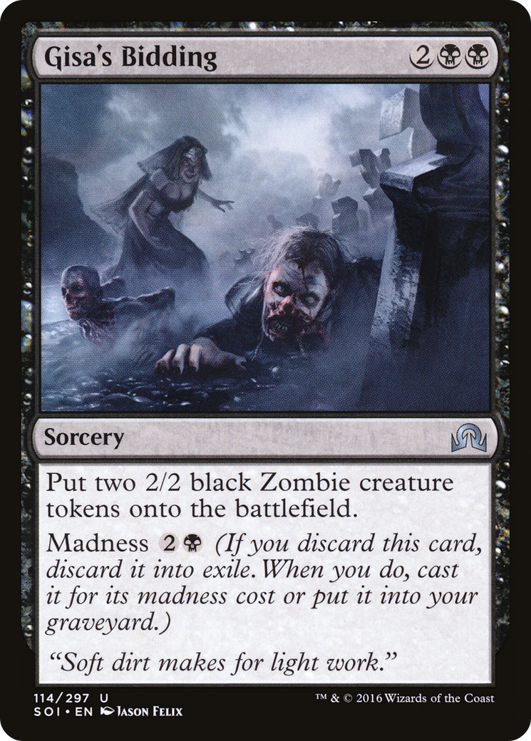 Shadows over Innistrad - (SOI-114) - Gisa's Bidding