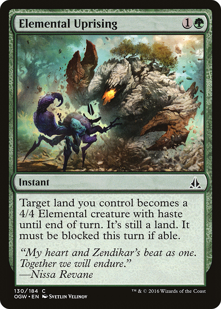 Oath of the Gatewatch - (OGW-130) - Elemental Uprising