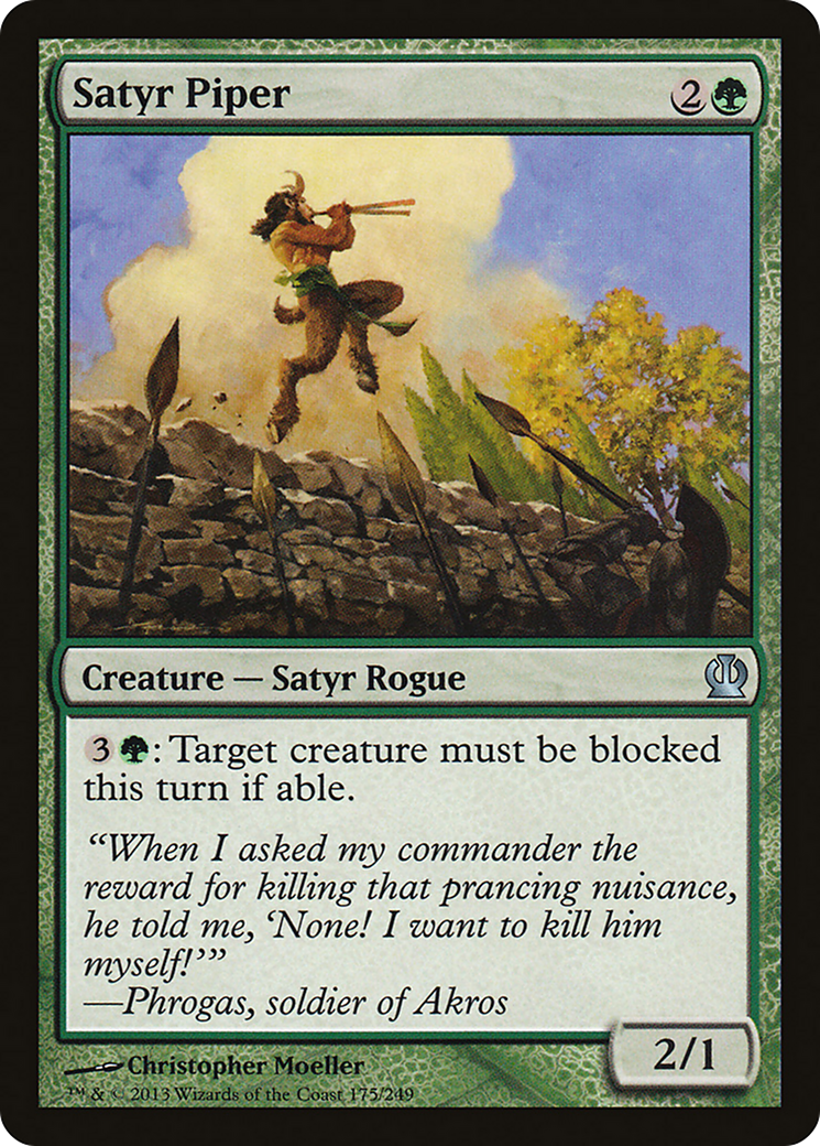 Theros - (THS-175) - Satyr Piper Foil