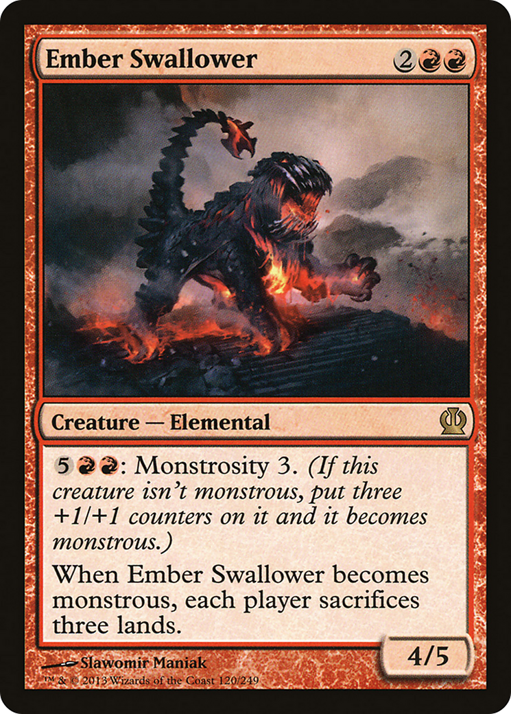 Theros - (THS-120) - Ember Swallower Foil