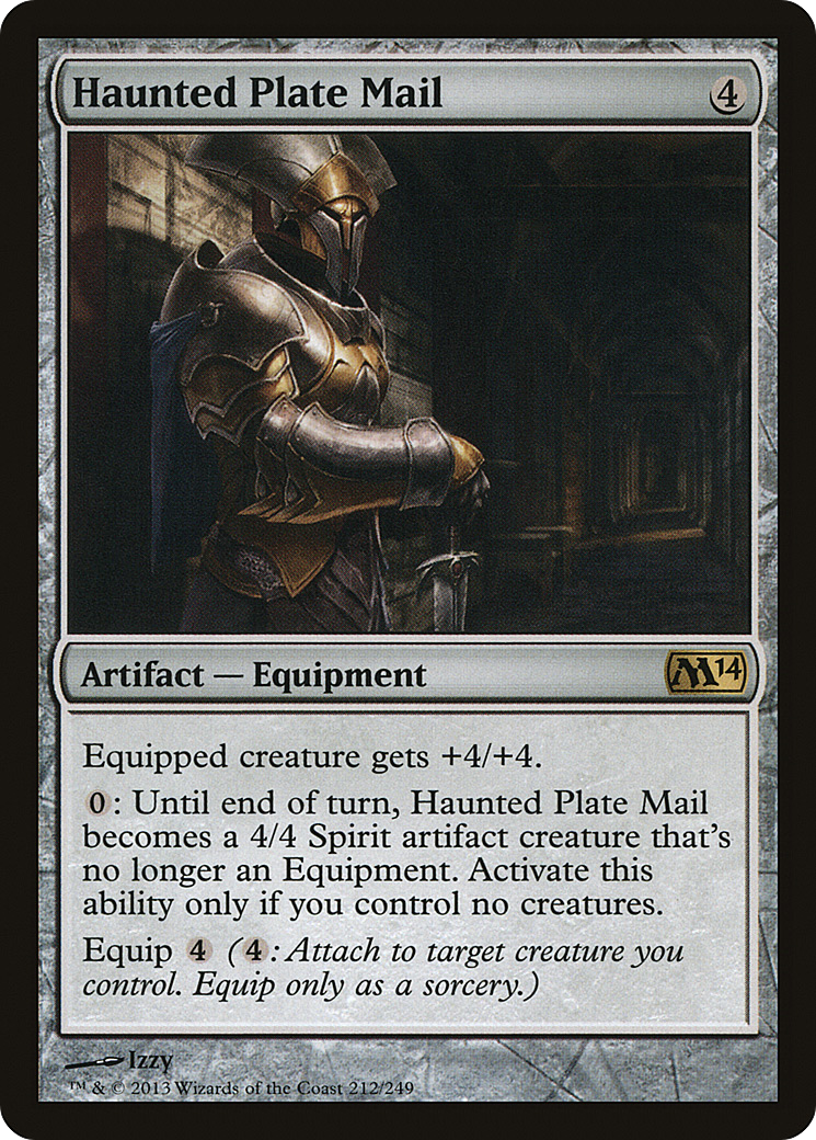 Magic 2014 - (M14-212) - Haunted Plate Mail