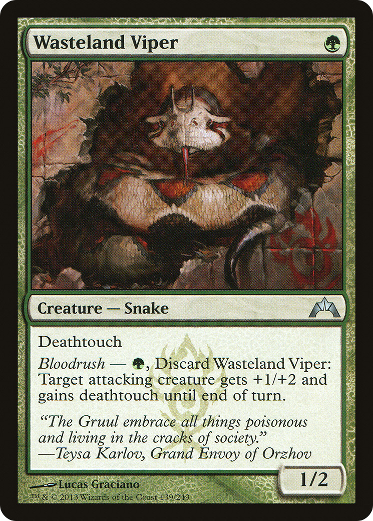 Gatecrash - (GTC-139) - Wasteland Viper Foil
