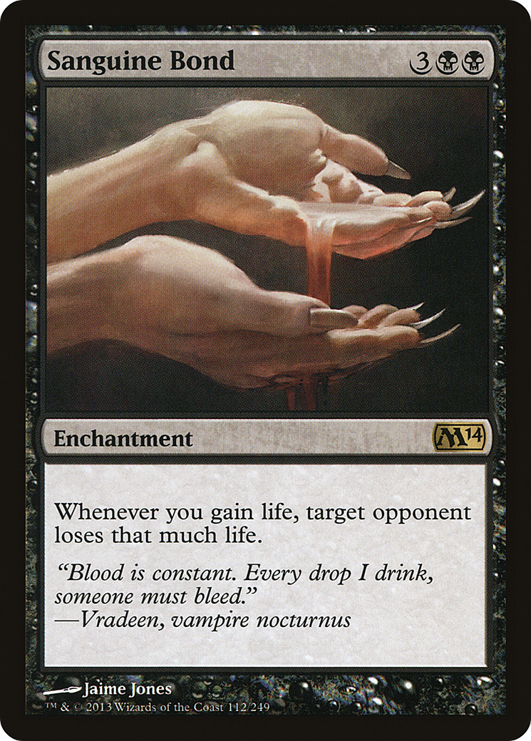 Magic 2014 - (M14-112) - Sanguine Bond Foil
