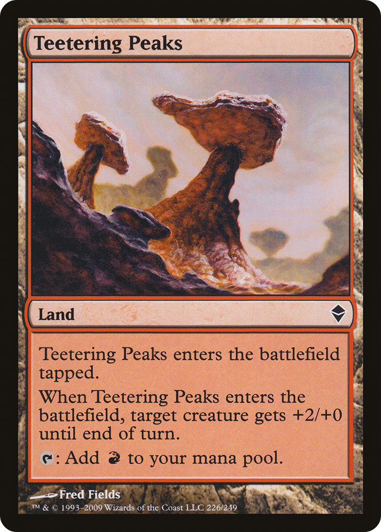 Zendikar - (ZEN-226) - Teetering Peaks Foil