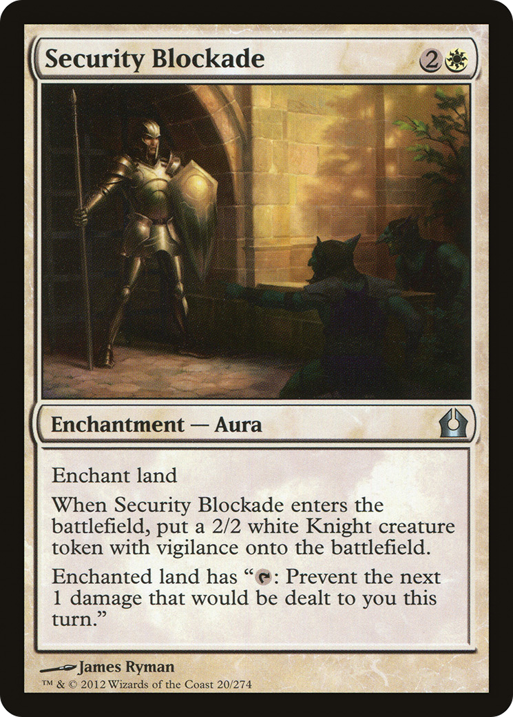 Return to Ravnica - (RTR-020) - Security Blockade