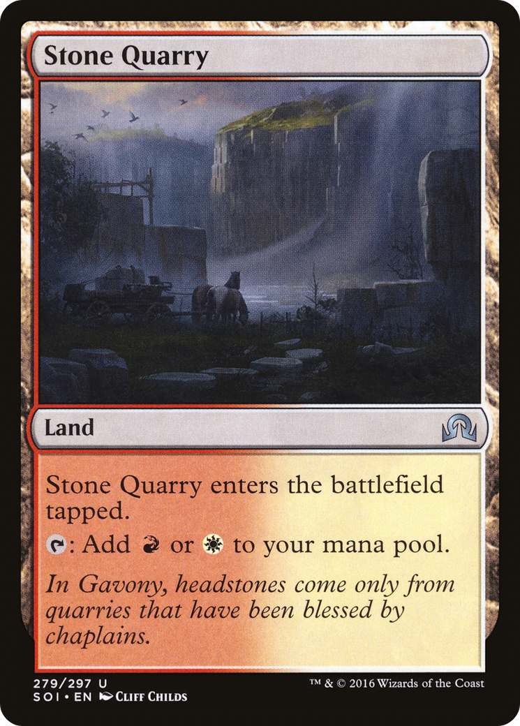 Shadows over Innistrad - (SOI-279) - Stone Quarry Foil