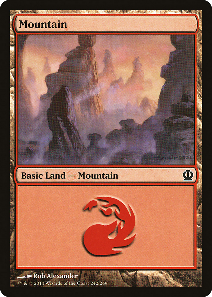 Theros - (THS-242) - Mountain (242) Foil