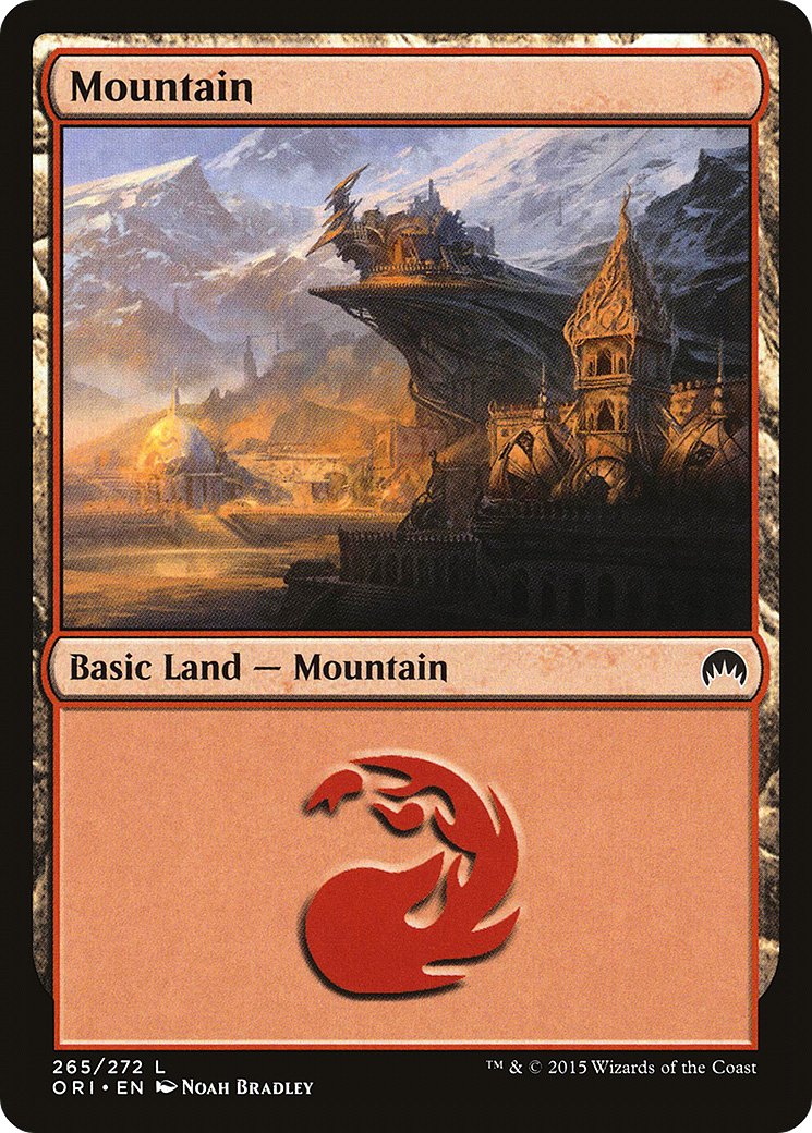 Magic Origins - (ORI-265) - Mountain (265) Foil
