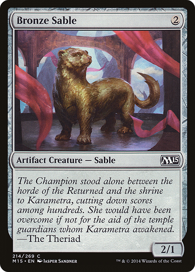 Magic 2015 - (M15-214) - Bronze Sable Foil