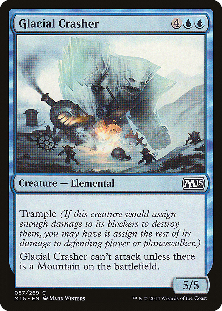 Magic 2015 - (M15-057) - Glacial Crasher Foil