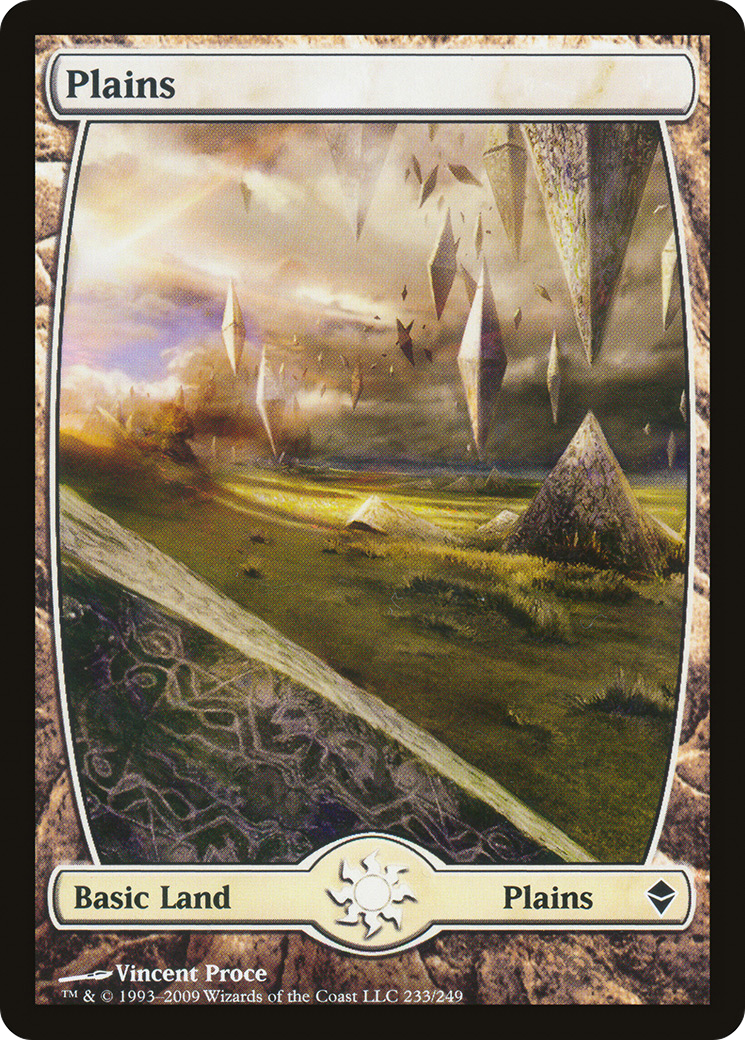 Zendikar - (ZEN-233) - Plains (233) - Full Art