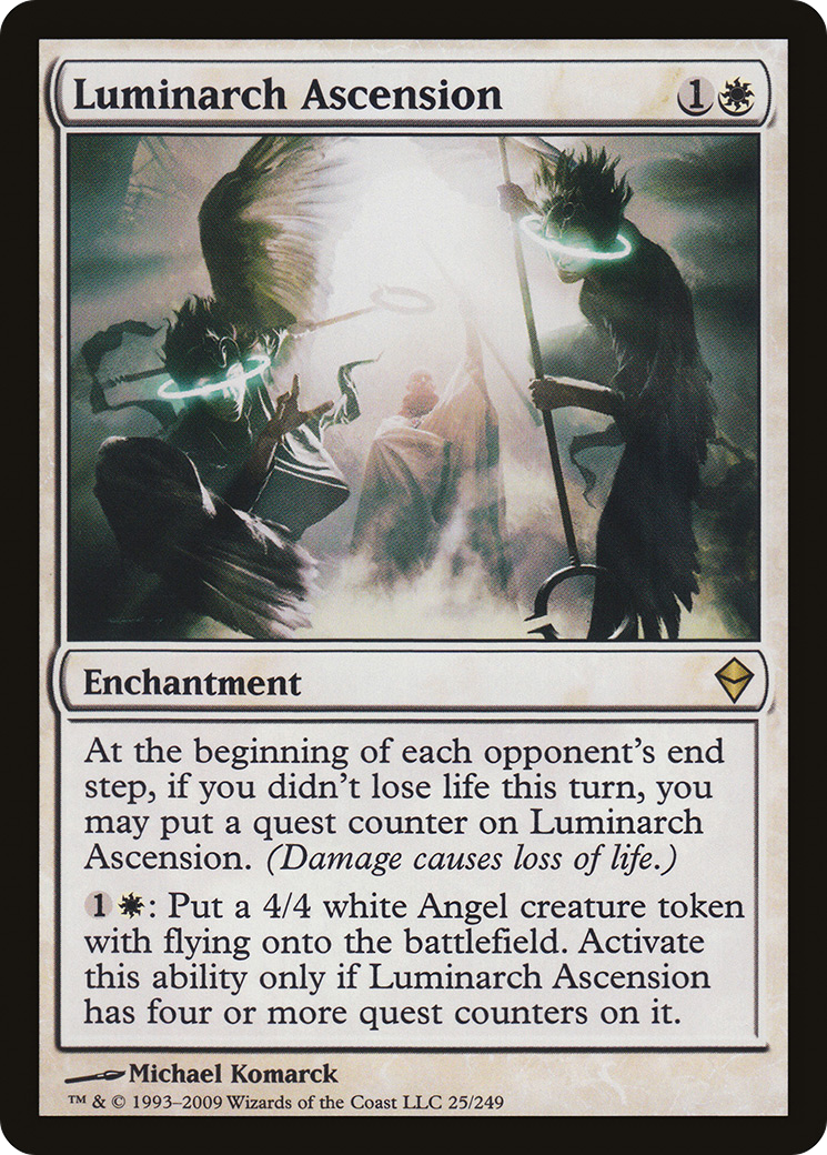 Zendikar - (ZEN-025) - Luminarch Ascension Foil