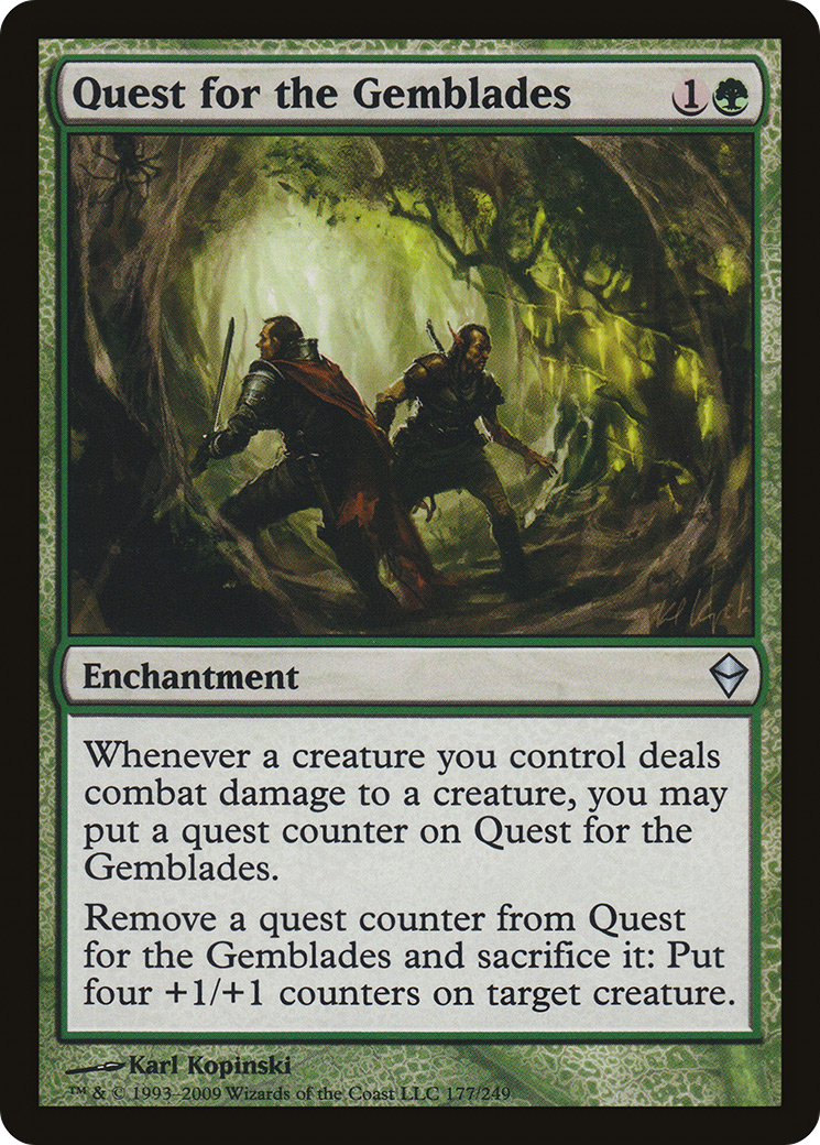 Zendikar - (ZEN-177) - Quest for the Gemblades Foil