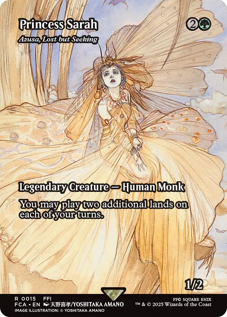 FINAL FANTASY: Through the Ages / Princess Sarah - (FCA-015) - Princess Sarah - Azusa, Lost but Seeking (Showcase) (Borderless)