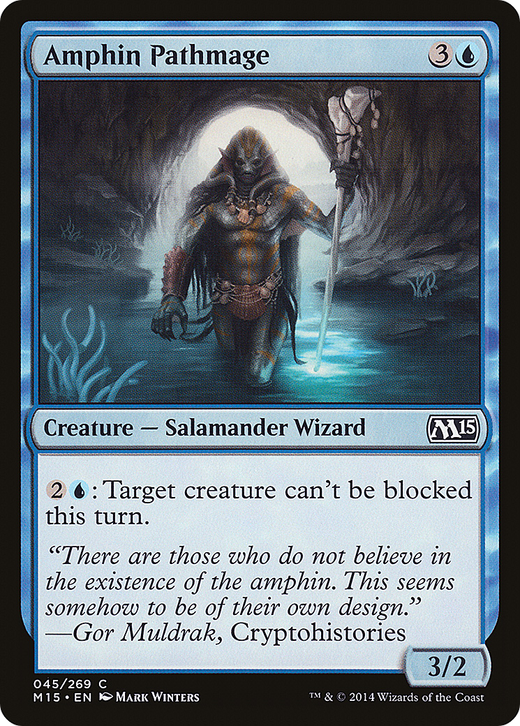 Magic 2015 - (M15-045) - Amphin Pathmage Foil