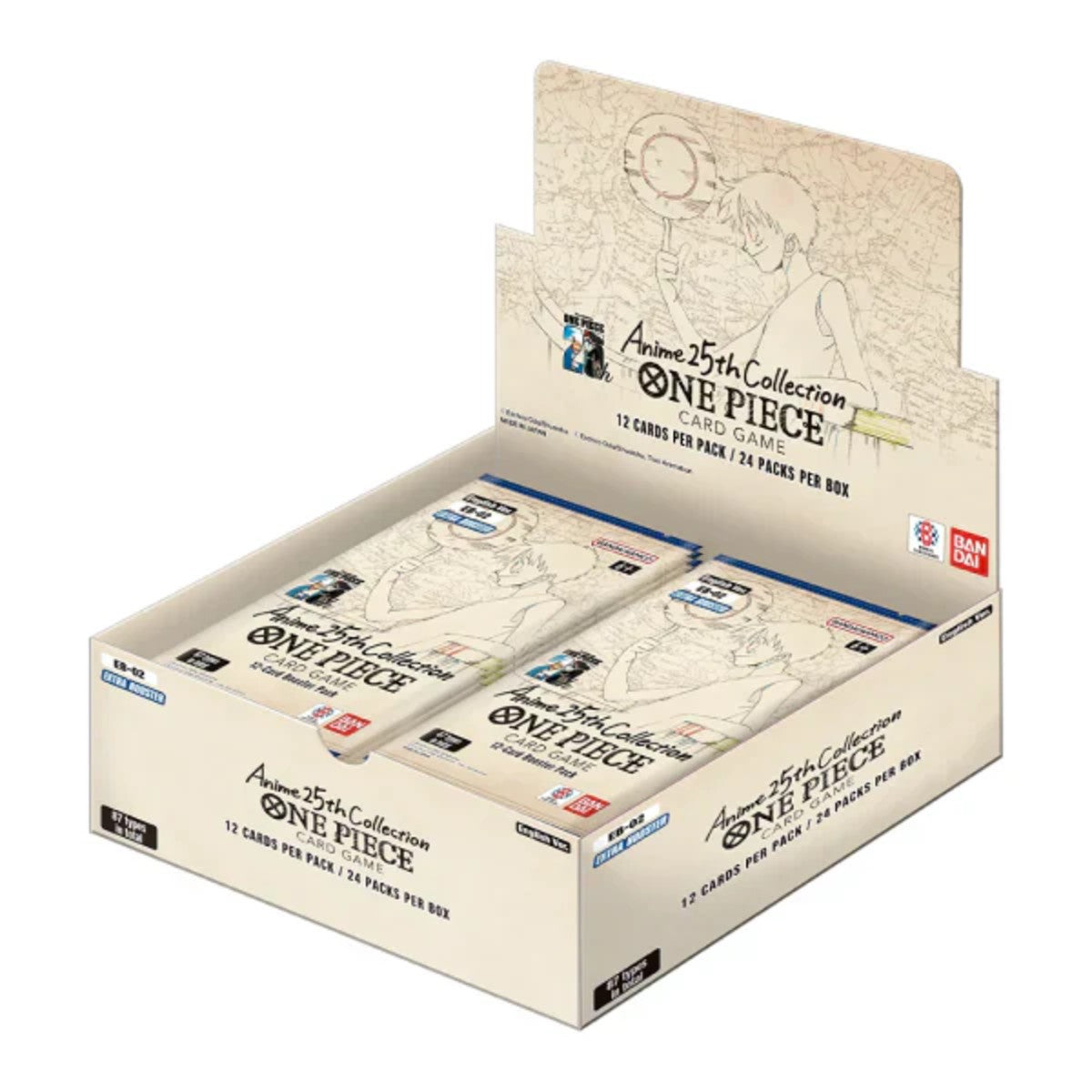 One Piece TCG - EB02 - Anime 25th Collection Booster Box BeardyCards One Piece TCG - EB02 - Anime 25th Collection Booster Box BeardyCards